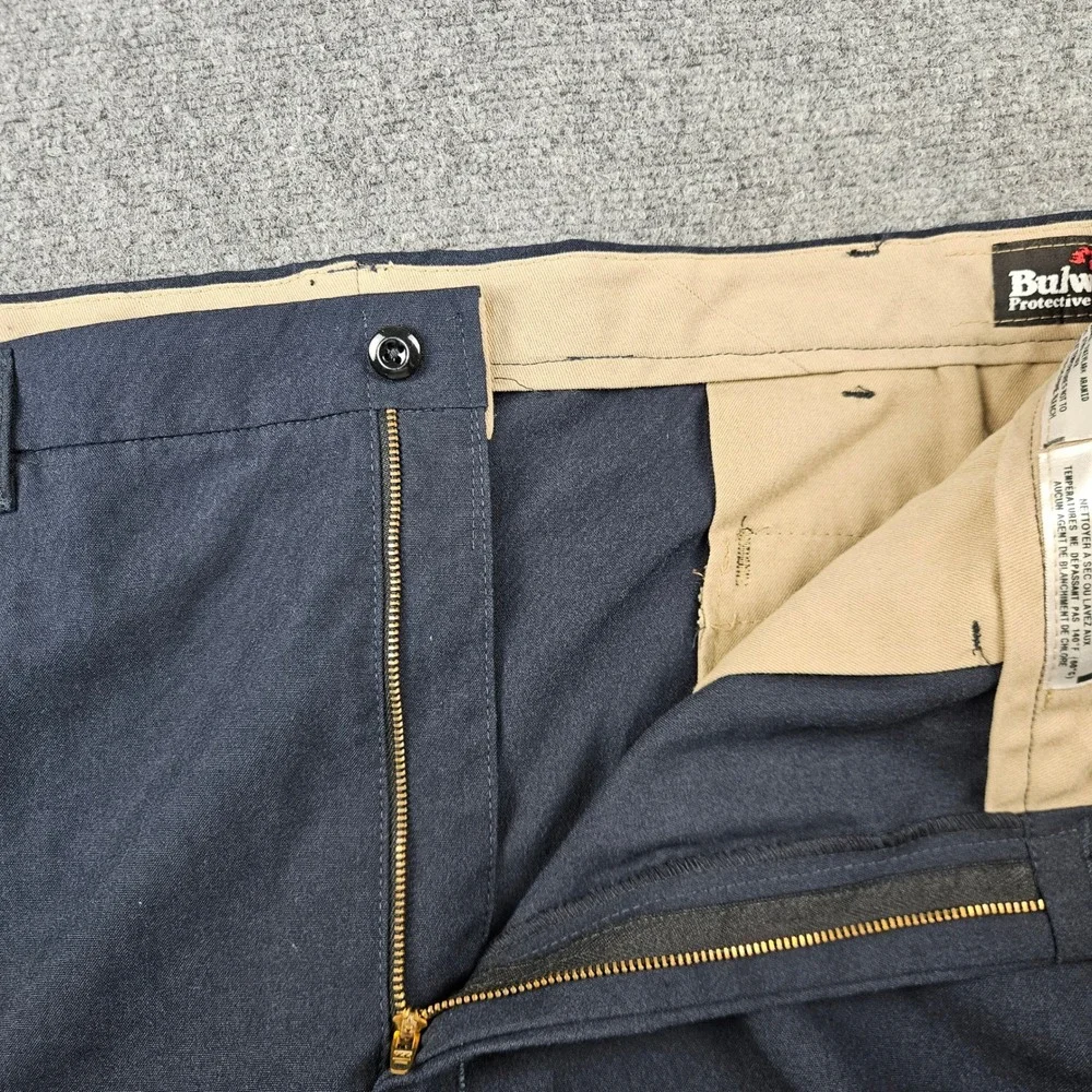 Bulwark FR Flame Resistant Navy Blue Nomex Work Pants Mens 40x29 4GMIBV50SM